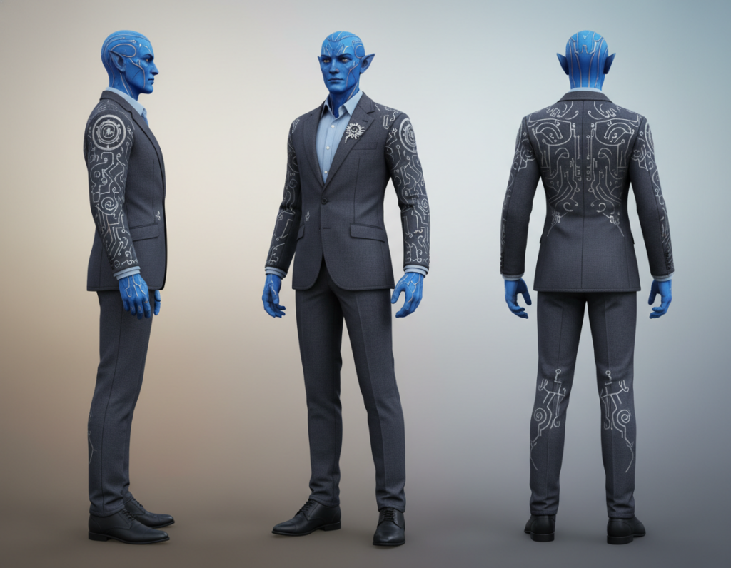 Creating Character Turnarounds for Better Structural Consistency