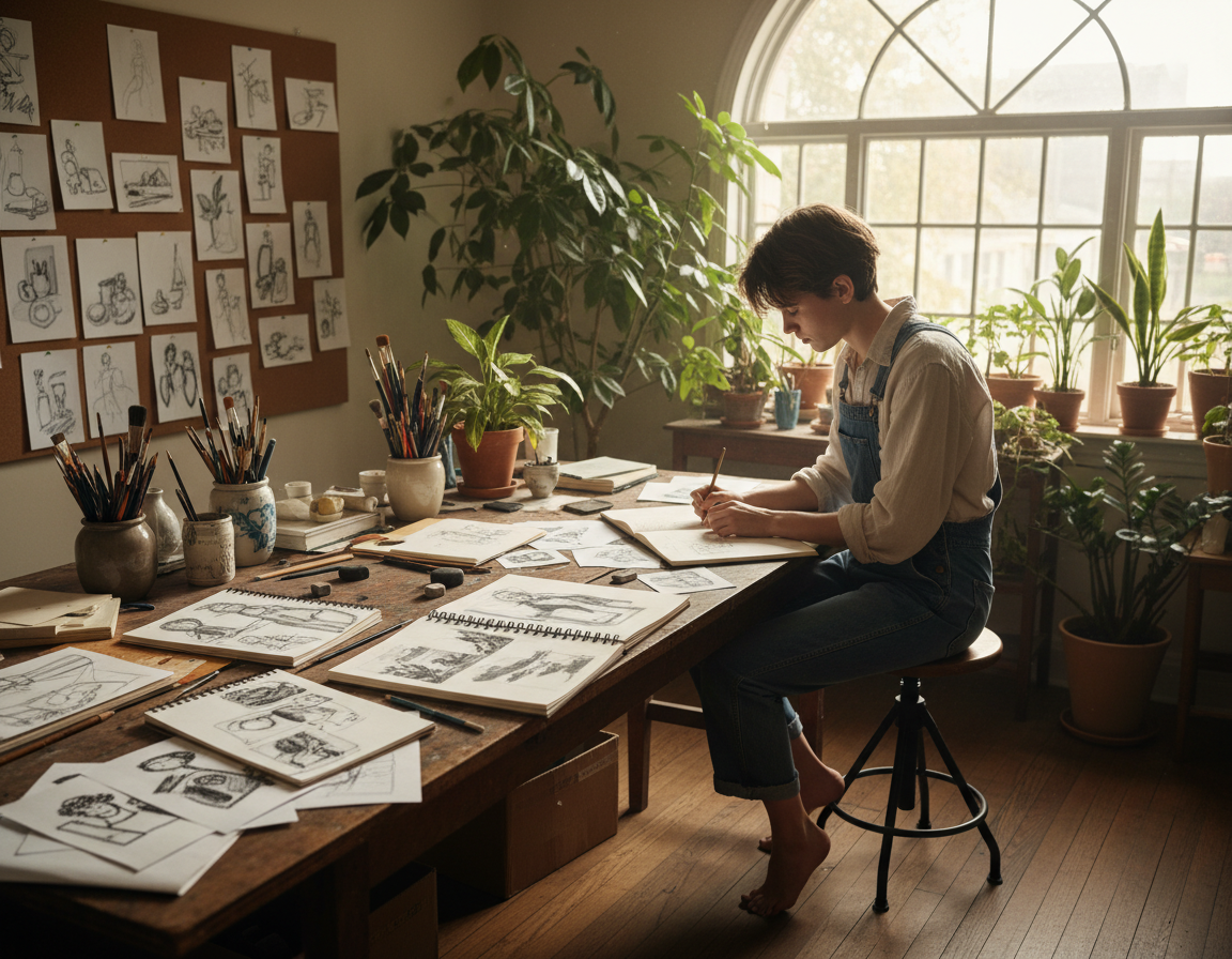 daily sketching exercises