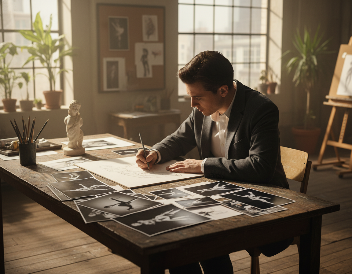 drawing from reference