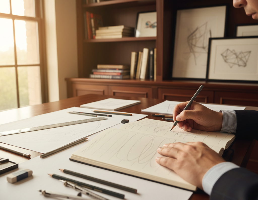 Developing Control Over Straight and Curved Lines Through Repetition Practice