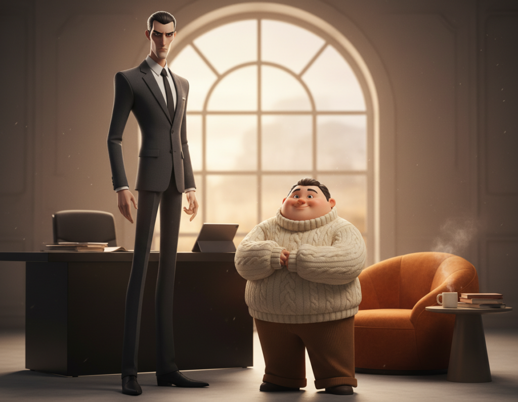 Exploring Shape Contrast to Strengthen Character Personality Design