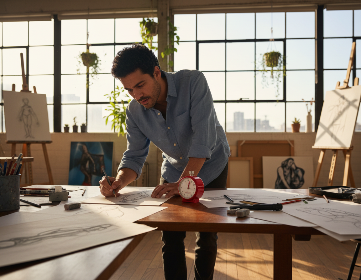 timed sketching exercises