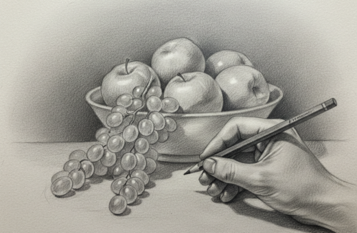Combining Hard and Soft Edges to Strengthen Realistic Pencil Drawings
