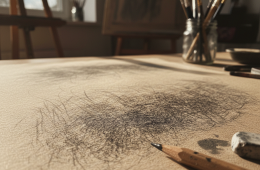 Paper Surface Grain and Its Effect on Texture Rendering in Pencil Work