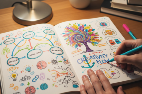 sketchbook visual notes practice